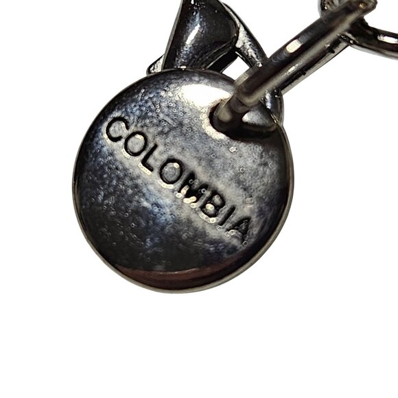 Elegant Two Tone Circular Link Statement Bracelet Pasarella Colombia Fashion - Picture 6 of 7